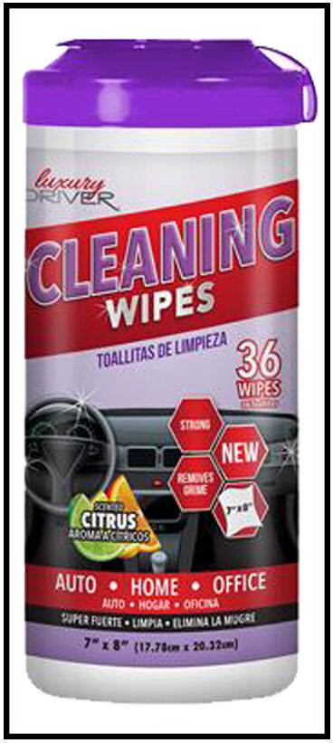 Luxury Driver Cleaning Wipes