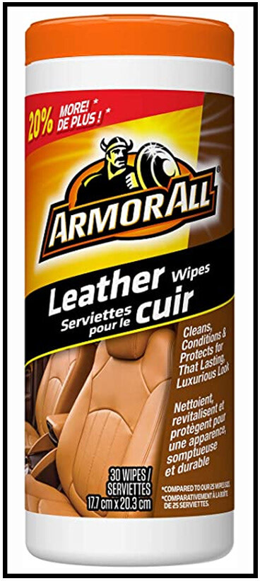 Armor-All Leather Wipes Brown