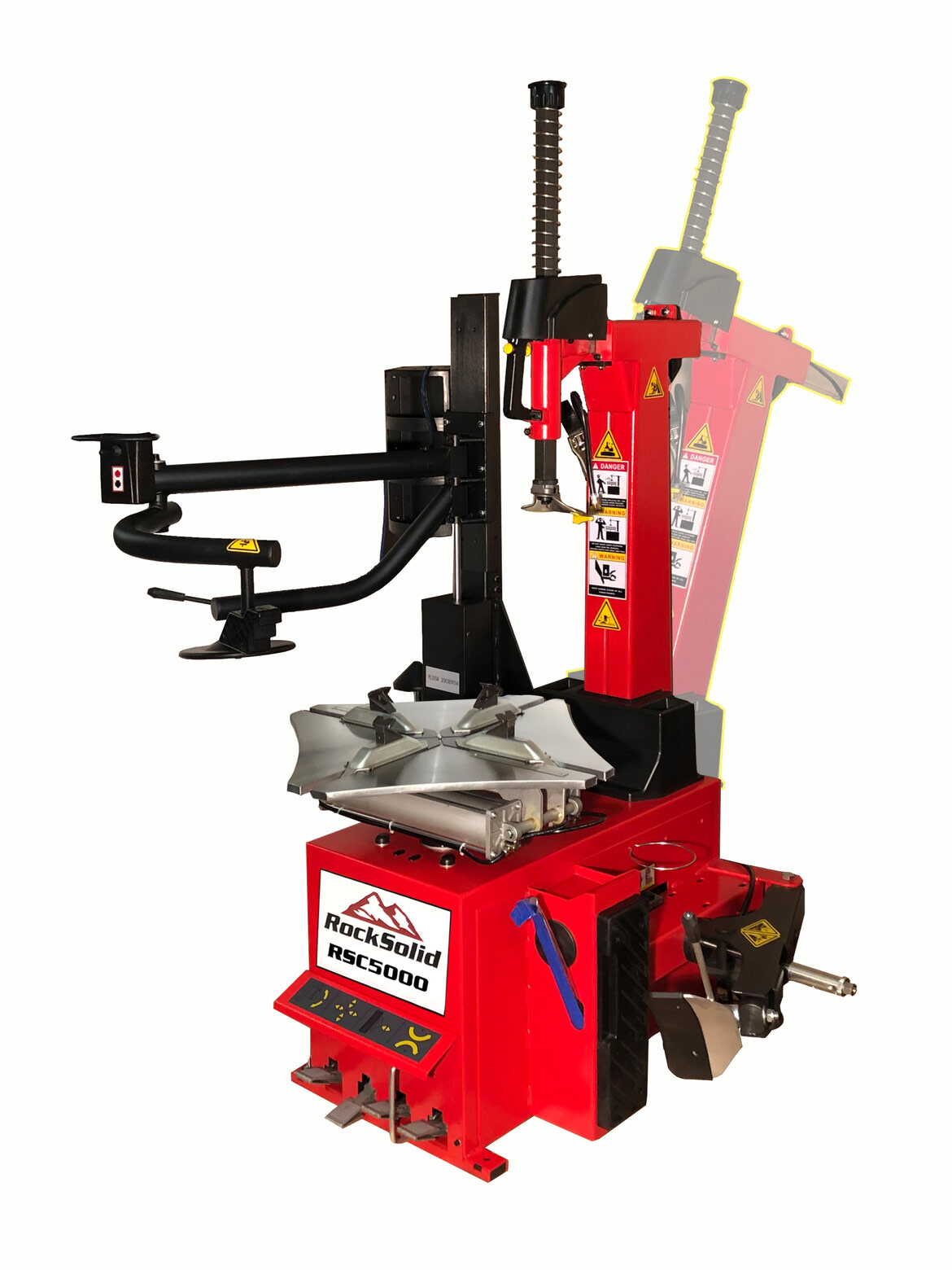 Rock Solid Tilt Back Tire Changer with Bead Press Arm