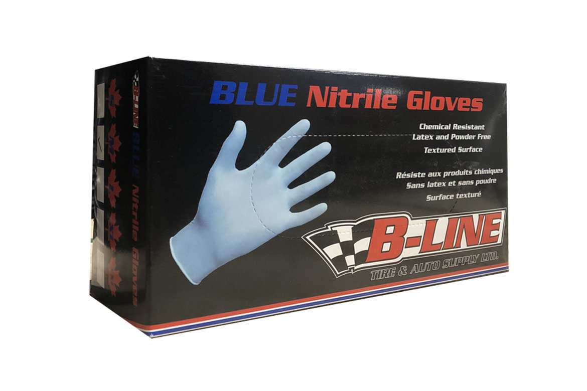 Blue Nitrile Gloves Large (Box of 100)