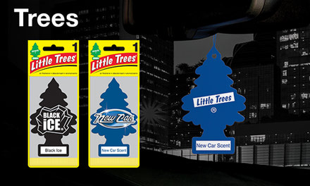 Little Trees Air Freshener Spray Black Ice 3.5oz Bottle x 25 