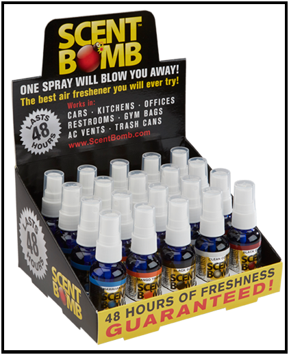 Scent Bomb 100% Oil Spray Car Air Freshener New Car 2 oz Bottle